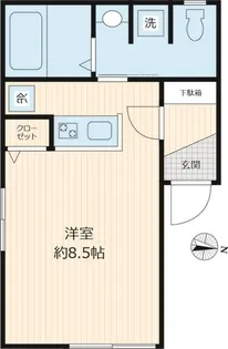 ハピネス戸田公園【2階】の間取り