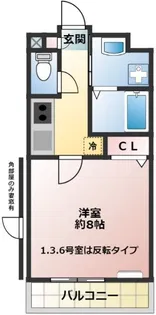シャロン大宮【1階】の間取り