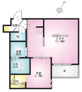 REGALEST 与野【2階】の間取り