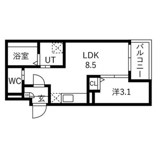 Jack miyaharaⅢ【2階】の間取り