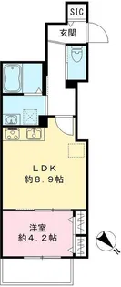 スリーミニッツ上尾【2階】の間取り