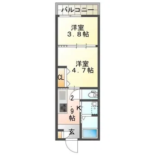 ホープセンター【3階】の間取り