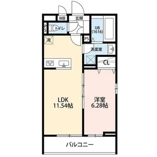 リコルテ光Ⅱ【3階】の間取り