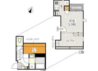 CB与野本町ストリア【1階】の間取り