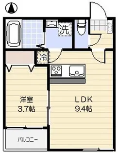 GRACE FLORA 21【2階】の間取り
