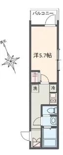 MELDIA宮原【2階】の間取り