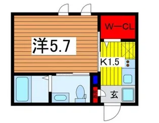 アヴェニール岩槻【1階】の間取り