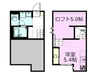 RIZEST 宮原【2階】の間取り