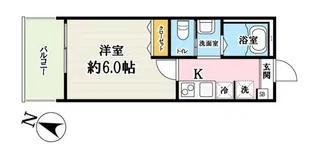 ゴーイング埼大前Ⅱ【2階】の間取り