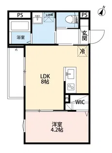 ノエル指扇【2階】の間取り