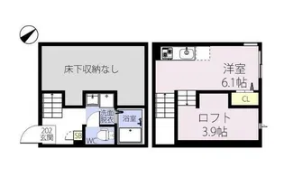 RIZEST ルミエン【2階】の間取り