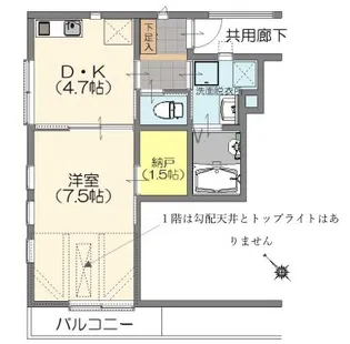 シルクロード原市【1階】の間取り