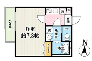 ベルデタンテ大宮公園【2階】の間取り