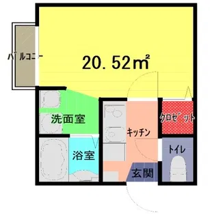 ヴィラート西大宮【2階】の間取り