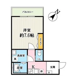 キャメル川越 都A【2階】の間取り