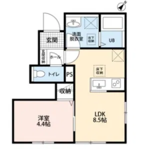 リーブルファイン岩槻駅前【1階】の間取り