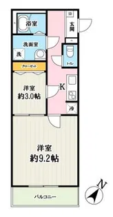 NOBLE宮原【1階】の間取り