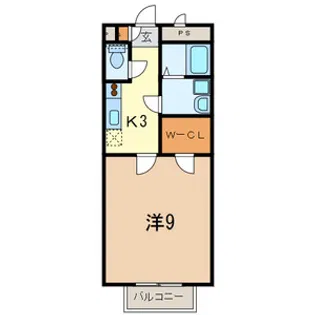 アムールアモーレ【1階】の間取り