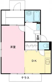 エステートピア白石【1階】の間取り