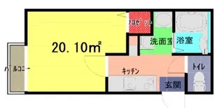 エリシウム大宮【1階】の間取り