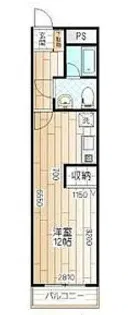アトラスカーロ壱番館【2階】の間取り