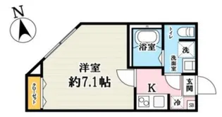 モンターニャ・グランデ東岩槻A【1階】の間取り