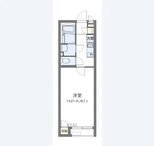 クレイノファミーユ東大宮【2階】の間取り