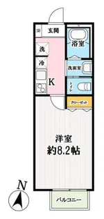 キャメル西所沢プレミア【2階】の間取り