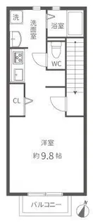 grace【2階】の間取り