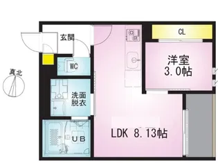 REGALEST蓮田【3階】の間取り