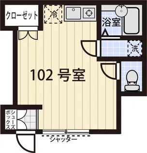 セドルハイム志茂【1階】の間取り