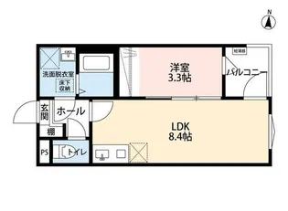 マイレジデンス上尾【2階】の間取り
