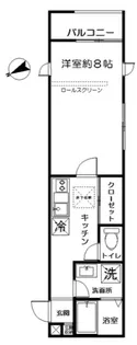 bフラット【1階】の間取り