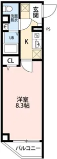 ヒルズ東町【7階】の間取り