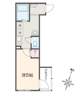 ゴールデンハウス南与野【1階】の間取り