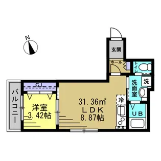 AJ春日部【3階】の間取り