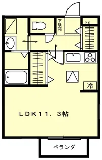 リヨミテージ【2階】の間取り