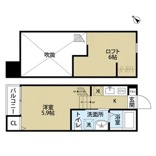Cieloverde Ⅱ【2階】の間取り