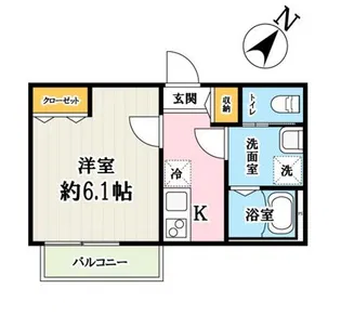 キャメル東大宮二丁目【1階】の間取り
