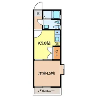 エクセルコート宮原【2階】の間取り
