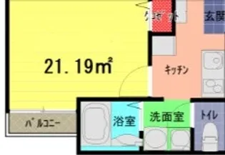f-cube【2階】の間取り