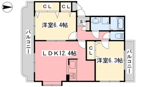ユーミーさくら【3階】の間取り
