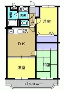 オレンジスクウェアー【103号室】の間取り