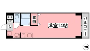 グランアルブル神田【2階】の間取り