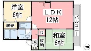 ヴィラ・アゼリア【203号室】の間取り