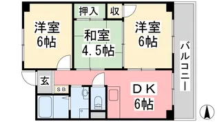 鈴木マンション【102号室】の間取り