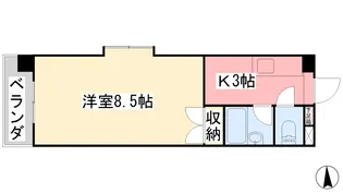 メゾンマキ【303号室】の間取り