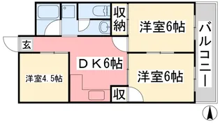 cielodrago久万ノ台【905号室】の間取り