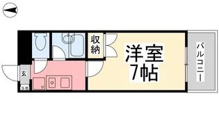 フェニックス南江戸【2階】の間取り