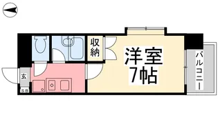 フェニックス南江戸【5階】の間取り